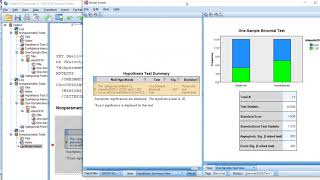 Confidence interval around a sample proportion using SPSS June 2020 [upl. by Malvino159]