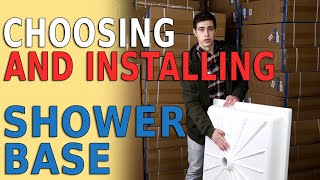 How to Choose and Install a Shower Base Basic Instructions for a Smooth Installation [upl. by Nelrah]