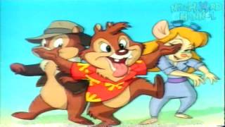 Piff amp Puff i Räddnings Patrullen Chip and Dale in Rescue Rangers  INTRO Swedish [upl. by Vallery]