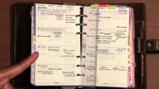 Ways of a Filofax Part 2  The Priority Calendars [upl. by Ellehcor]