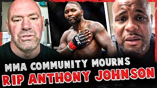 BREAKING Anthony Rumble Johnson has passed away MMA Community reacts [upl. by Guyon788]