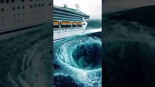 Cruise Ship vs Whirlpool Can It Escape 🌪️ [upl. by Bloem]