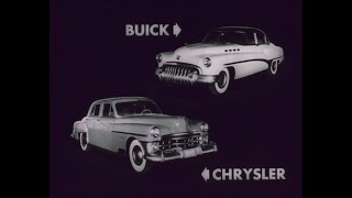 1950 Chrysler New Yorker vs Buick Roadmaster Dealer Promo Film [upl. by Canfield748]