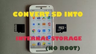 Convert Your SD card into Internal Storage No Root Official [upl. by Rugg]