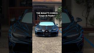 300K paint on this unique Bugatti Chiron Super Sport ‘Coupe de Foudre’ 💙 [upl. by Lorrin]