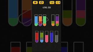 Water Sort Puzzle Level 332 Solved [upl. by Esorrebma208]