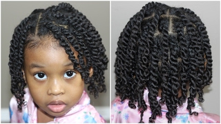 Two Strand Twists for Kids  Natural Hair [upl. by Carlota]