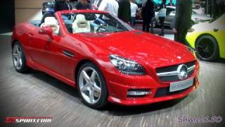 2012 Mercedes SLK  Geneva 2011 with GTspiritcom [upl. by Melisande]