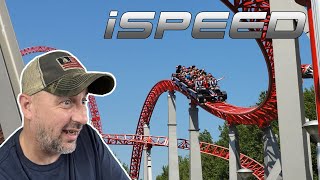 Can I Handle iSpeed Reacting to This LightningFast Ride at Mirabilandia [upl. by Ylrac]