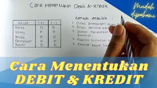 Cara Menentukan Debit dan Kredit dengan Tepat [upl. by Annaert]