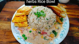 welcome to my live Aaj bana rahi Herbs Rice Bowl [upl. by Lari]