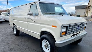 88k Mile Time Capsule 1991 Ford Econoline E350 460 V8 Van WalkAroundDrive for Bring a Trailer [upl. by Yelrahc]