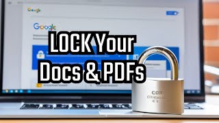 How to password protect google document and pdf files in google drive Step By Step Tutorial 2024 [upl. by Settle230]