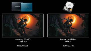 XBOX One X SSD vs Internal HDD Game Load Times [upl. by Eb]