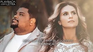 A Bênção The Blessing  Aline Barros PLAYBACK com LETRA [upl. by Namzzaj712]