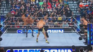 Tommaso Ciampa amp Gargano Vs Theory amp Waller Titulos en Parejas Parte 1 Smackdown 12072024 Español [upl. by Locin]