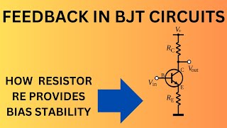 BJT Transistor Circuit Analysis  Negative Feedback [upl. by Deanna]