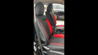 How do I install the universal fit car seat covers follow usa freesoo america carseatcovers [upl. by Aihseym]