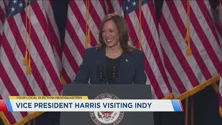 Vice President Harris visits Indy as the guest of honor at the Zeta Phi Beta 2024 Grand Boule [upl. by Anyal]