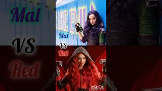 Disney Descendants Mal VS Red 💜❤️ disneydescendants [upl. by Macdermot]