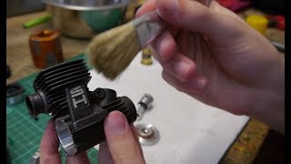 RC Nitro Motor ReinigenMontage Tutorial [upl. by Nwahsad304]