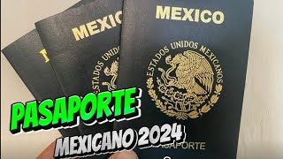 Pasaporte Mexicano 2024 Requisitos Costo Citas y Tips [upl. by Inohs384]