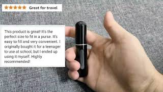 Perfume travel refillable cologne spray bottle [upl. by Loeb]