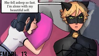 Unsee Marichat Scene  Miraculous Ladybug Comic Dub [upl. by Novyad553]