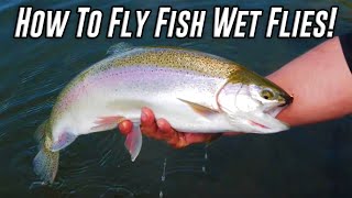 How To Catch Trout Fly Fishing With Wet Flies In Lakes amp Ponds [upl. by Elene]