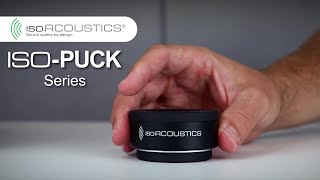 IsoAcoustics ISOPUCK Series  sound clarity and openness for studio monitors and speakers [upl. by Malina]