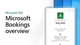 Microsoft Bookings overview [upl. by Luapleahcim]