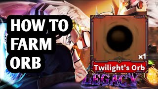 HOW TO AFK FARM ORB EASY METHOD  King Legacy 466 [upl. by Connelly117]