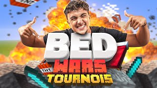 Tournois BEDWARS sur Minecraft avec toute léquipe de streameurs  ONECUBE [upl. by Hoes]