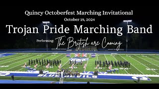 20241019 •Trojan Pride Marching Band •Quincy Octoberfest Marching Invitational [upl. by Nickolas]