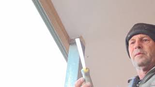 How to caulk larger gaps  The technique used to fill larger gaps or cracks with an acrylic sealant [upl. by Htebesile]