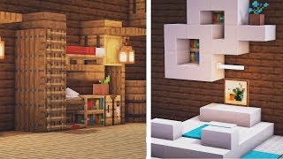 5 Unique Bed Designs in Minecraft 117 Building Tips and Tricks [upl. by Baram]