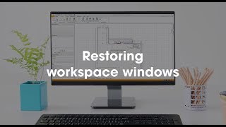 2020 Design Tip Restoring workspace windows [upl. by Ahsier]