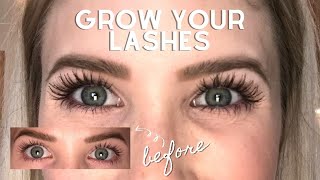 GROW Your EYELASHES  BABE LASH Serum Review [upl. by Noam934]