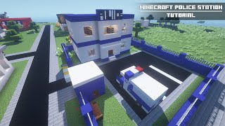 Minecraft police station tutorial [upl. by Vivian]