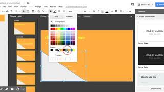 Creating a personal themetemplate in Google Slides [upl. by Sualkin]