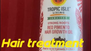 Tropic Isle Red Pimento Hair Growth Oil Review [upl. by Iduj]