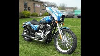 Progressive Suspension Monotube 2004 Sportster Front End Upgrade [upl. by Trab977]