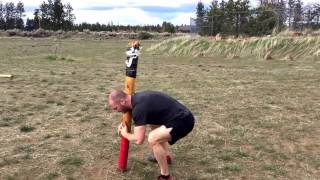 Highland Games Training How to Set Up and Pick the Caber  Empowered Strength ft John Odden [upl. by Wailoo]