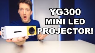 YG300 LED PROJECTOR REVIEW [upl. by Ecreip511]