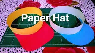 How to make paper hat  DIY [upl. by Zolly]