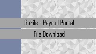 GoFile File Download [upl. by Remled]