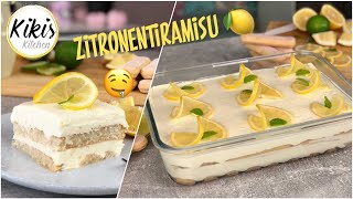 REZEPT Zitronentiramisu mit einer Geheimzutat 😍 Fruchtiges Tiramisu einfach und lecker [upl. by Cathryn]