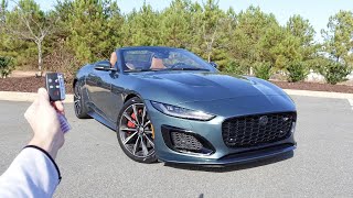 2024 Jaguar FType R75 AWD Convertible Start Up Exhaust Walkaround Test Drive and Review [upl. by Roid492]