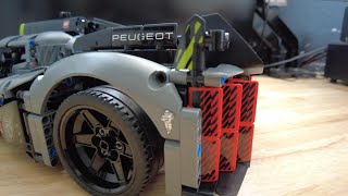 LEGO Technic PEUGEOT 9X8 Le Mans Hybrid Timelapse Build [upl. by Hsenid]