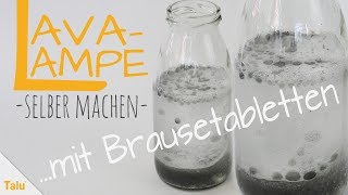 Lavalampe selber machen mit Brausetabletten  Talude [upl. by Atirrehs640]